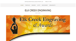 Desktop Screenshot of elkcreekengraving.com