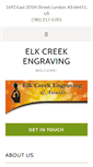 Mobile Screenshot of elkcreekengraving.com