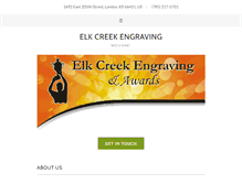Tablet Screenshot of elkcreekengraving.com